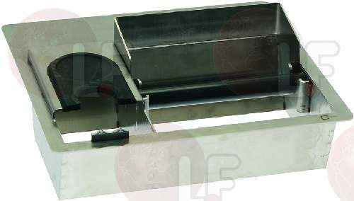 8038685-CASSETTO INOX FONDI CAFFÈ DA INCASSO