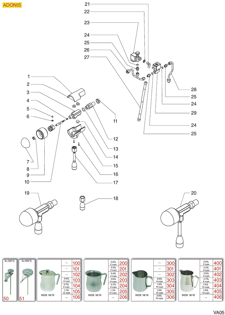 8063165-VICTORIA ARDUINO - ADONIS WASSERHÄHNE