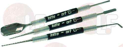 8063999-SET PENNE LATTE ART IN ALLUMINIO