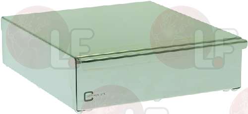 8064106-CASSETTO INOX FONDI CAFFÈ