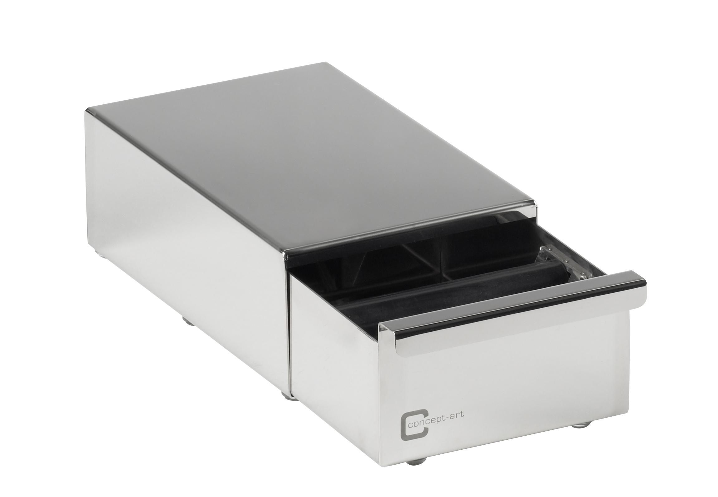 8068984-SUDSCHUBLADE EDELSTAHL BREITE 130MM TIEFE 220MM HÖHE 80MM