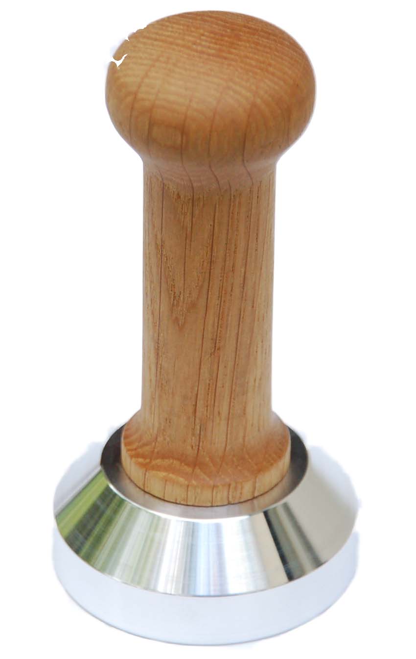 8069472-TAMPER GRIFF CLASSIC EICHE MIT BASE CLASSIC ALU 58